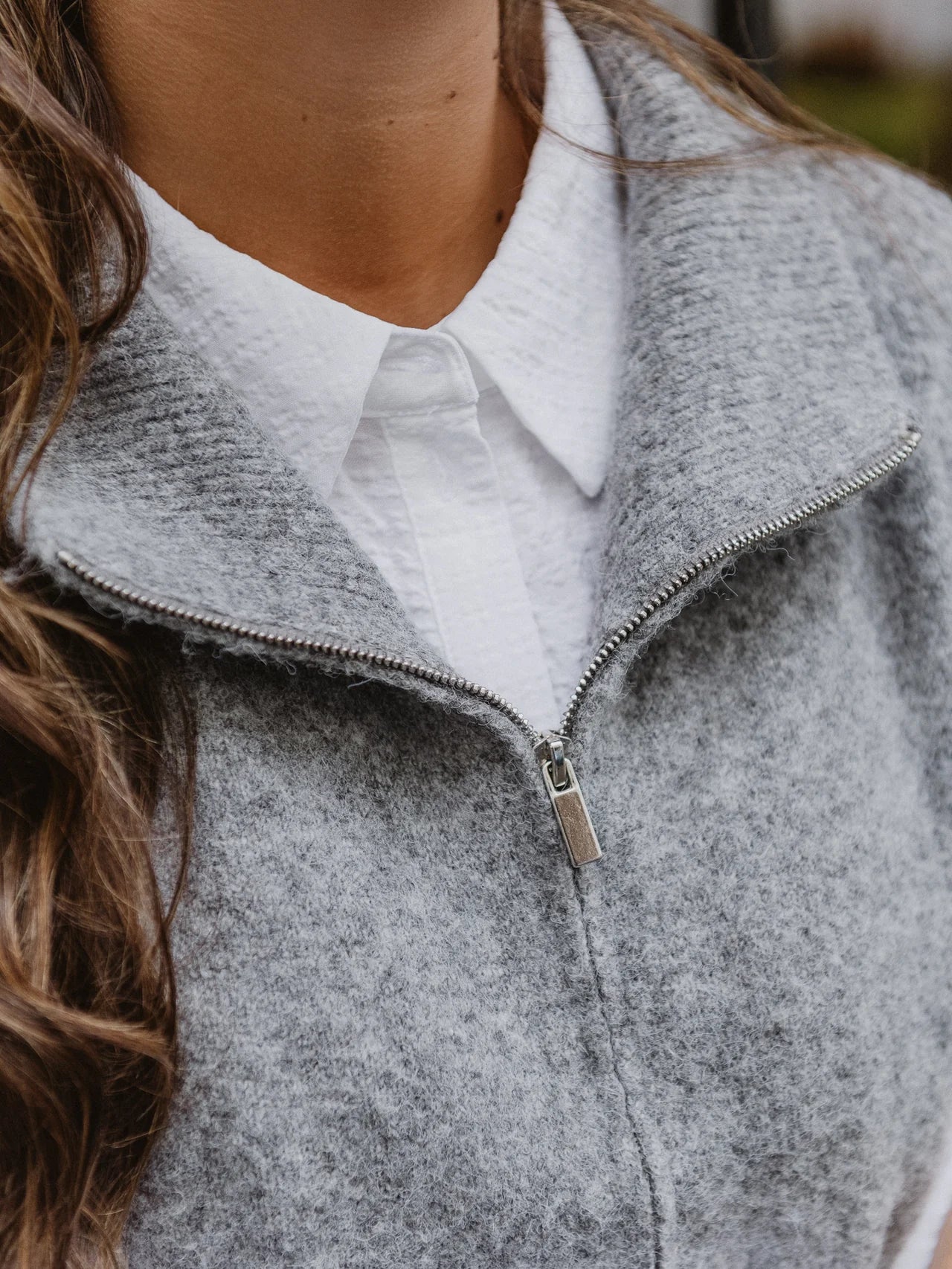 VMBANG Pullover - Medium Grey Melange
